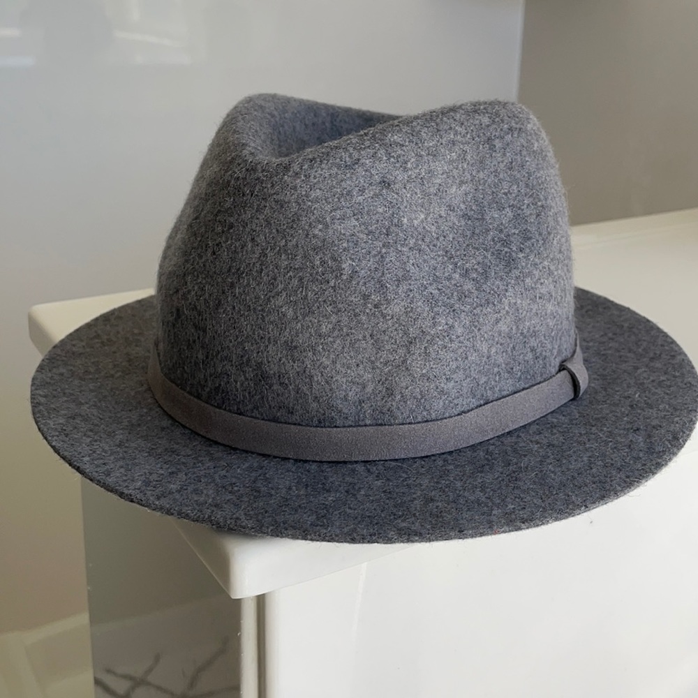 Gray Fedora Hat